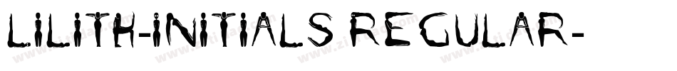 Lilith-Initials Regular字体转换